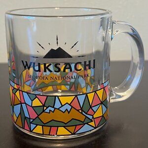 Sequoia National Park ~ WUKSACHI LODGE Mosaic Stained-Glass Style Souvenir Mug